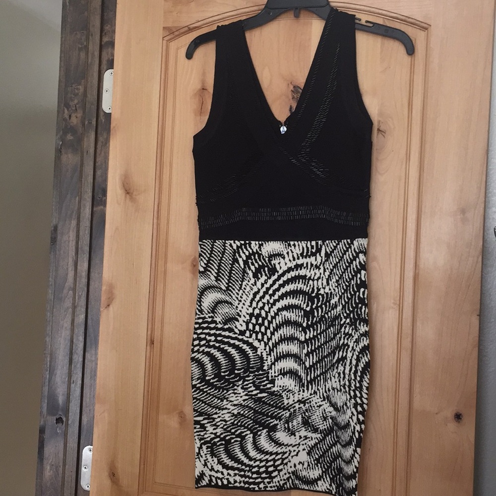 Black sequence dress